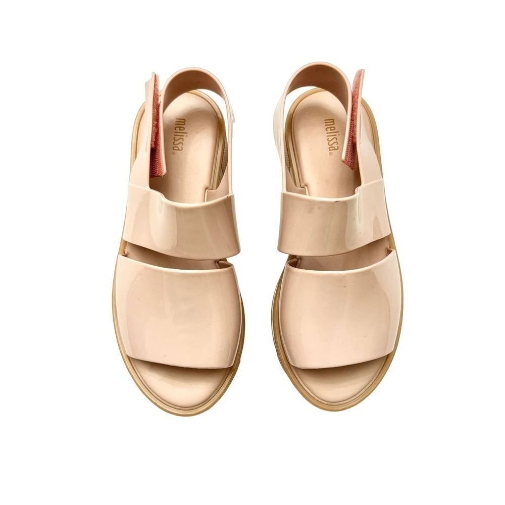 Melissa Nude Pink Platform Jelly Sandal Vinyl SZ39